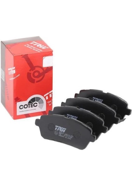 Ford Fiesta 2008-2012 Ön Fren Balata Takımı Trw Marka 55810-68L00