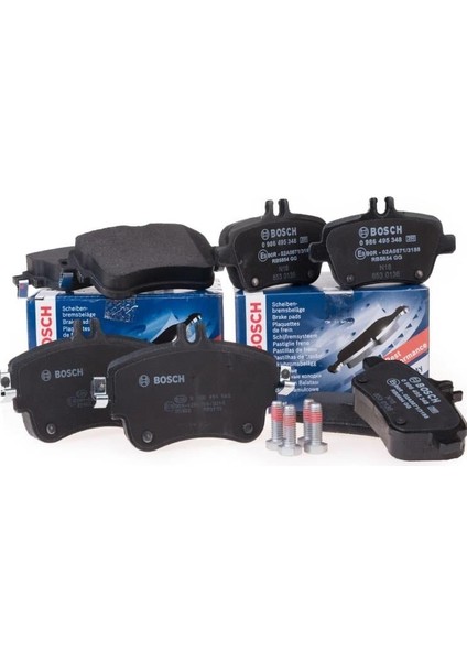 Mercedes W169 Kasa A150 Ön ve Arka Fren Balata Seti Fişli A1684200420-A1694202020