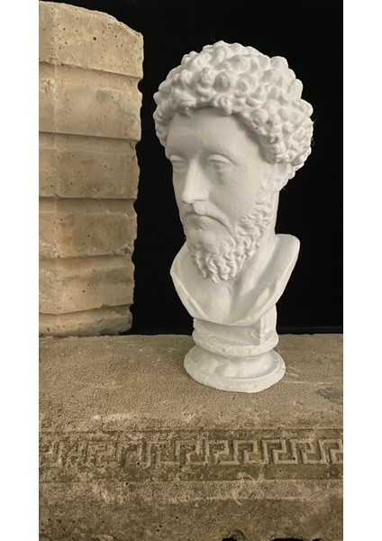 Roma Imparatoru Marcus Aurelius 20CM Dekoratif Obje Kitaplık Dekor Hediyelik Biblo