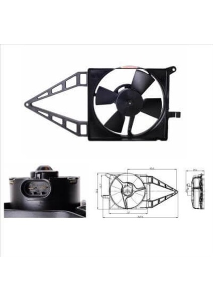 Opel Corsa B Klima Fan Motoru Wisco Marka