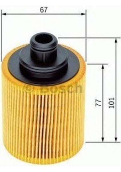 Opel Corsa D 1.3 Dizel Ufi Tip Yağ Filtresi 55197218