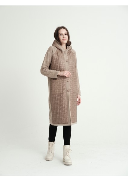 Delenna Model Kapitone Mont Görünümlü Triko Kadın Hırka fırsatları