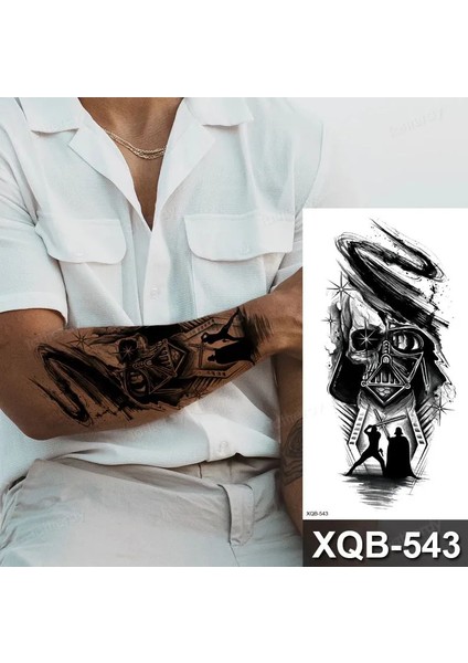 Gerçekci Yıldız Savaşları Geçici Dövme Tattoo XQB-543