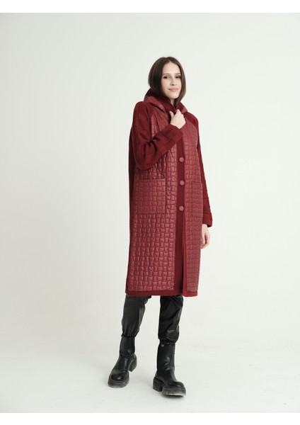 Delenna Model Kapitone Mont Görünümlü Triko Kadın Hırka fırsatları