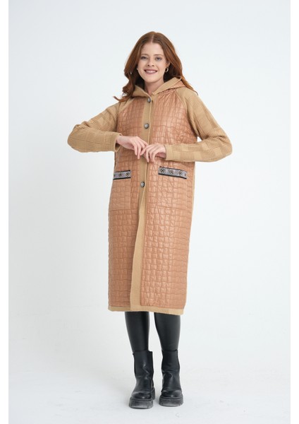 Perla Model Kapitone Detaylı Taşlı Cep Triko Hırka fiyatları