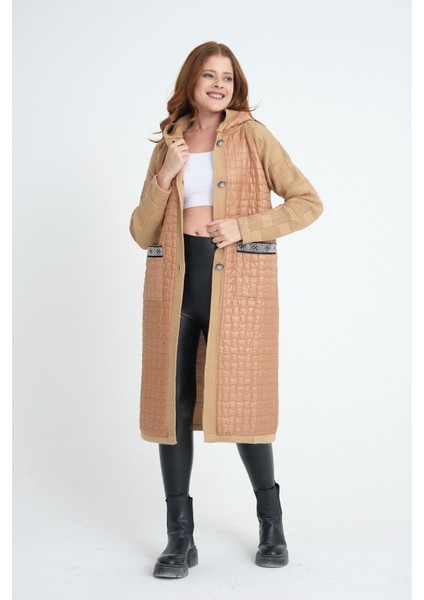 Perla Model Kapitone Detaylı Taşlı Cep Triko Hırka fırsatları