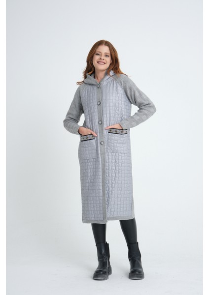 Perla Model Kapitone Detaylı Taşlı Cep Triko Hırka fiyatları