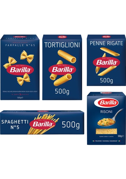 Makarna 500 gr 5 Li Karma Paket modelleri