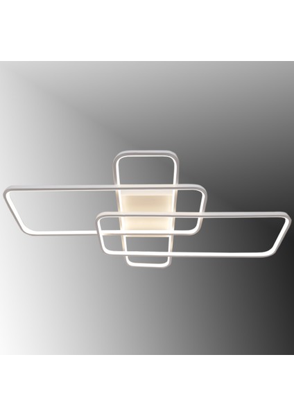 TT040-BY Tt Aydınlatma Mat Beyaz Plofonyer LED Avize
