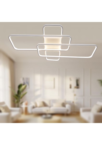 TT040-BY Tt Aydınlatma Mat Beyaz Plofonyer LED Avize fiyatları