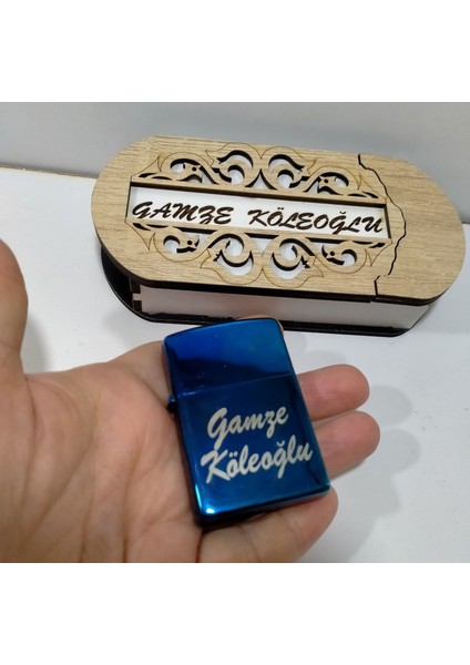 Çakmak Kişiye Özel Isim Yazılı ve Mdf Tasarım Kutulu No:42 modelleri