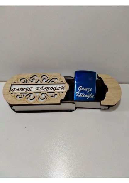 Çakmak Kişiye Özel Isim Yazılı ve Mdf Tasarım Kutulu No:42 fırsatları