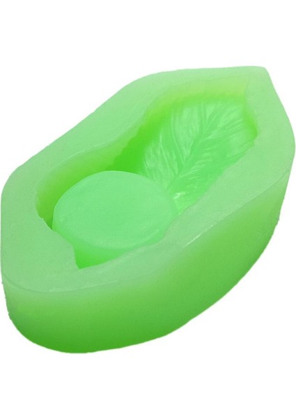 5 Adet Yaprak - Mum ve Beton Kalıp