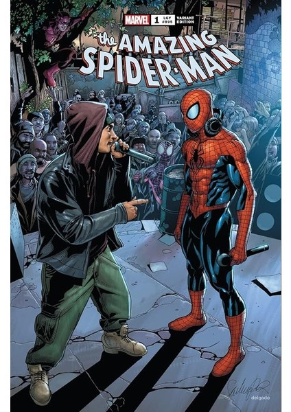 Eminem & Spider Man Çerçevesiz Poster