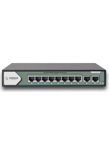 SN-GS1300-10P 8 Port 10/100/1000M Poe + 2 x 10/100/1000M RJ45 Port (120 Watt Poe) Poe Switch