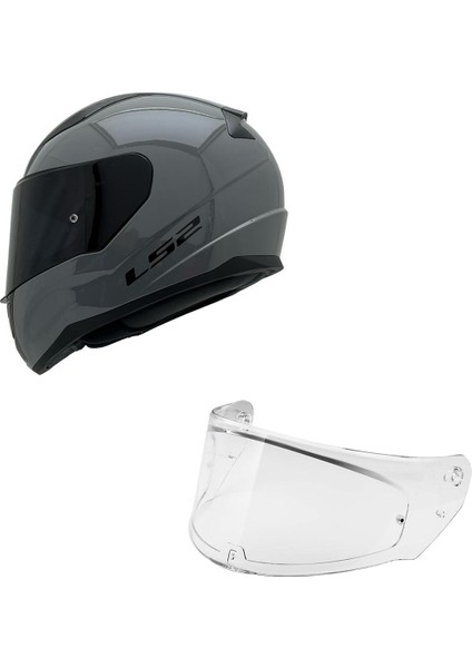 Rapıd 2 Nardo Gri Kask Renkli Cam