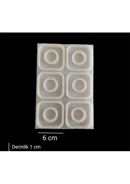 6 cm - Peçete Yüzüğü Kalıbı M1