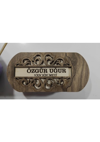 Çakmak Kişiye Özel Isim Yazılı ve Mdf Tasarım Kutulu No:45