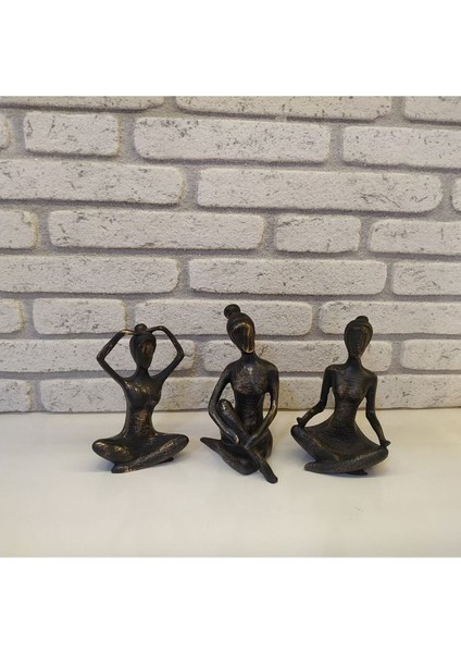 Siyah 3lü Yoga Biblo