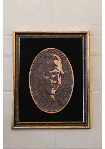 Antepsepeti Atatürk Bakır Rölyef Tablo