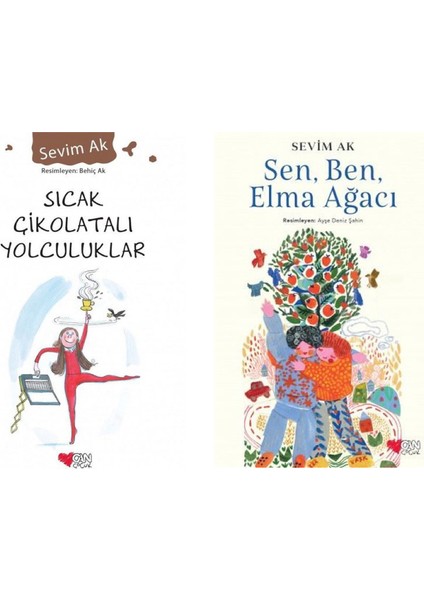 Sıcak Çikolatalı Yolculuklar - Sen Ben ve Elma Ağacı 2 Kitap - Sevim Ak