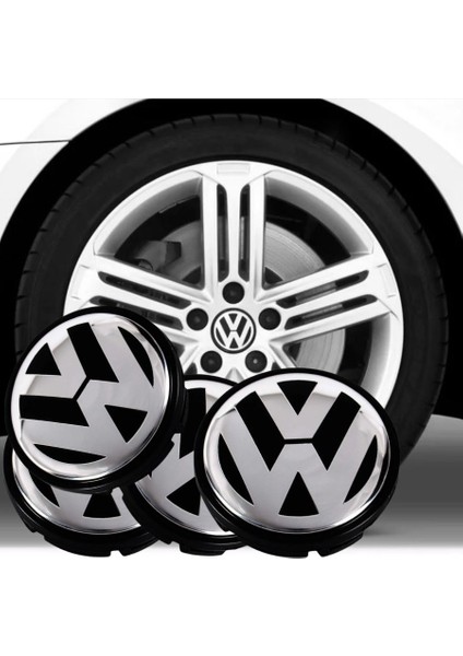 GOLF 6 2008-2012 MODEL ARASI UYUMLU JANT GÖBEĞİ ARMASI AMBLEMİ LOGOSU TAKIM