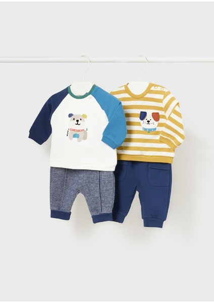 Erkek Bebek Örme Takım 4lü