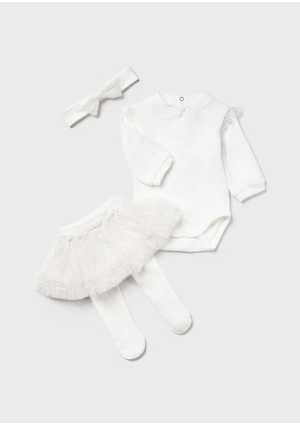 Kız Bebek Tütü Etekli Body Set
