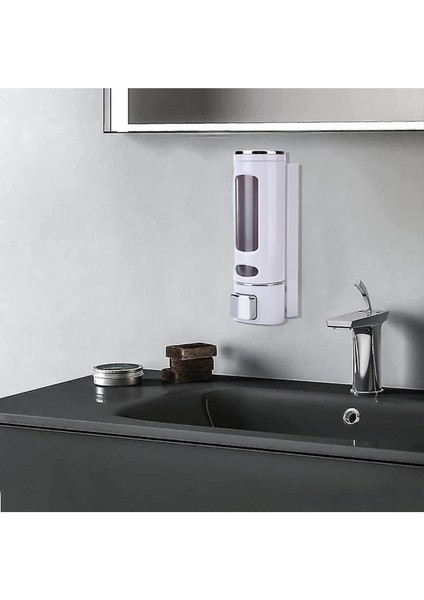 Main Shop Duvara Monte Manuel Sabunluk Sıvı Lavabo Sabunluk El Sabunu Beyaz Renk 2 Adet Beyaz Renk fiyatları