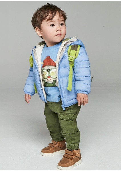 Erkek Bebek Kargo Cepli Jogger Pantolon