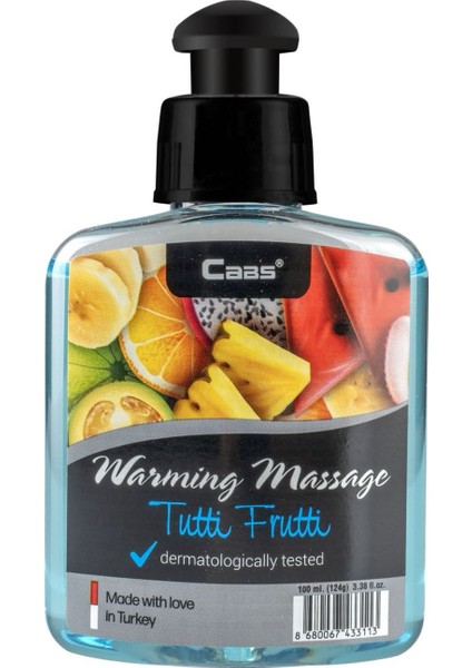 Tutti Frutti Aromalı Oral Ilişkiye Uygun Masaj Yağı 100ML