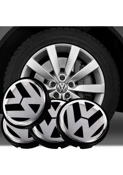 PASSAT CC 2009-2012 MODEL ARASI UYUMLU JANT GÖBEĞİ ARMASI AMBLEMİ LOGOSU TAKIM