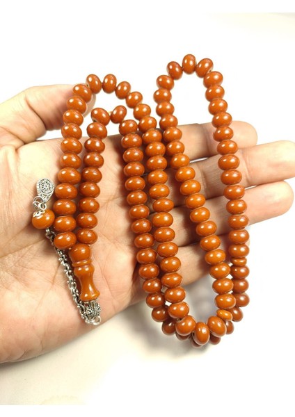 Gümüş Kaplama Püsküllü Osmanlı Torunu Sıkma Kehribar Namaz Tesbihi Sertifikalı 4979 indirimleri
