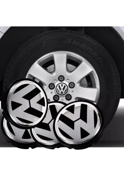 CADDY 2004-2010 MODEL ARASI UYUMLU JANT GÖBEĞİ ARMASI AMBLEMİ LOGOSU TAKIM