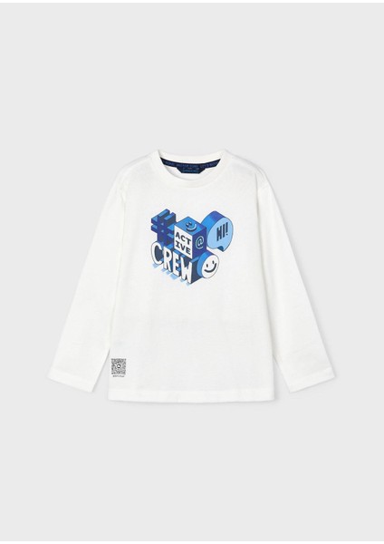 Erkek Çocuk Baskılı Sweatshirt