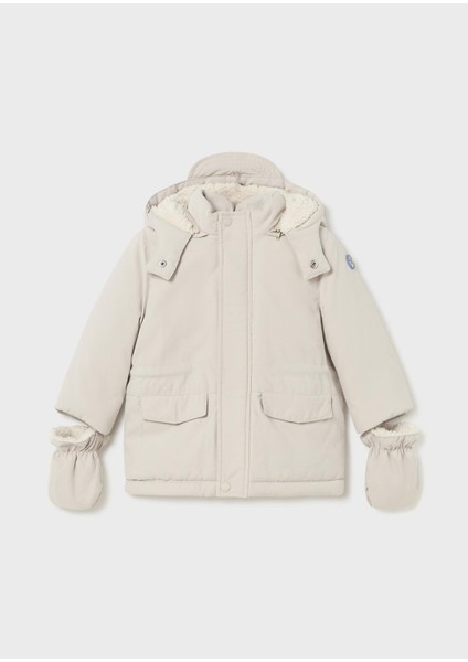 Erkek Bebek Eldivenli Parka Mont