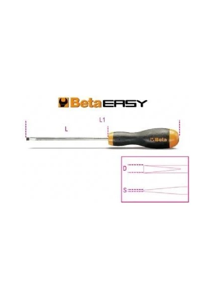 Düz Tornavida 1201E 4 x 100