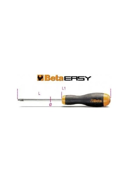 Delikli Torx Tornavida 1208E/RTX 09