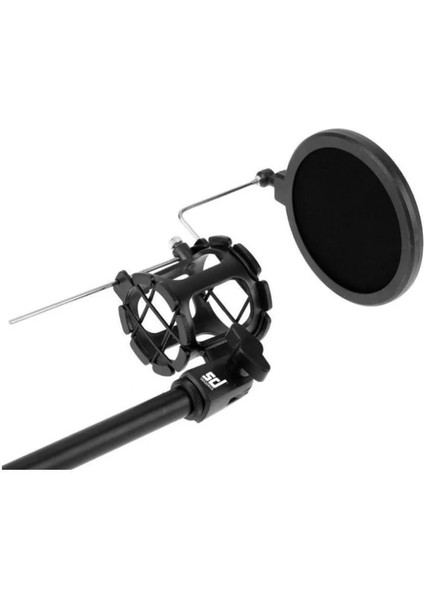 4b Mikrofon Sehpası -Telefon Tutacağı - Pop Filter - Shockmount