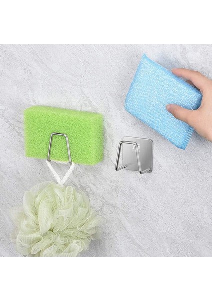 Main Shop Sünger Askılığı Evye Sünger'liği Musluk Yanı Sünger'lik Banyo Mutfak Düzenleyici 1 Adet