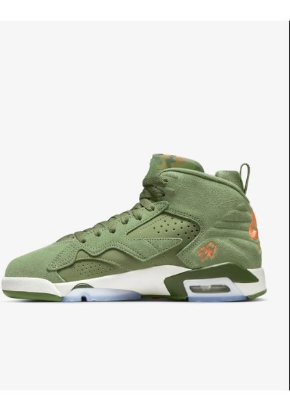 Jordan MVP Basketbol Ayakkabısı Erkekler İçin Yeşil Dış Materyal ile Modern Tasarım