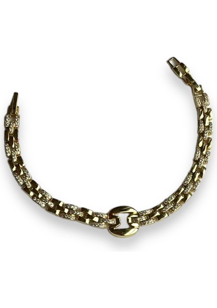 Kuyumcu Model Zirkon Taşlı Bileklik 17-19 cm modelleri
