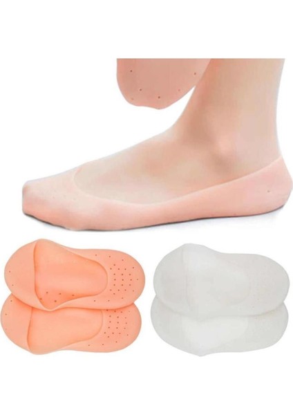 Main Shop Ayak Topuk Çatlak Çorabı Silikon Patik Ten Rengi Çorap Gömlek indirimleri