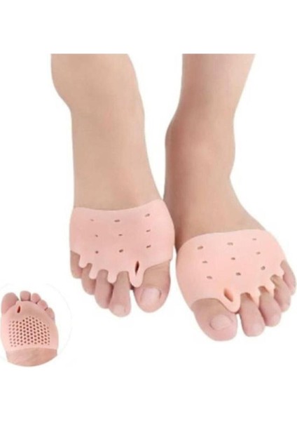 Main Shop 5 Parmak Ayak Bunyon Kemik Koruyucu Silikon Yastık Makaralı Baş Parmak Gömleği