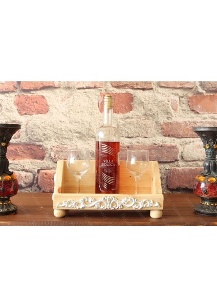 Vintage Nova Naturel Ahşap Bar Raf fiyatları