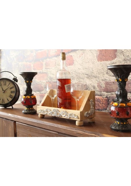 Vintage Nova Naturel Ahşap Bar Raf fırsatları