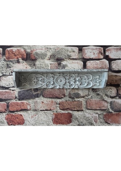 Vintage Doa Eskitme Beyaz Ahşap Raf modelleri