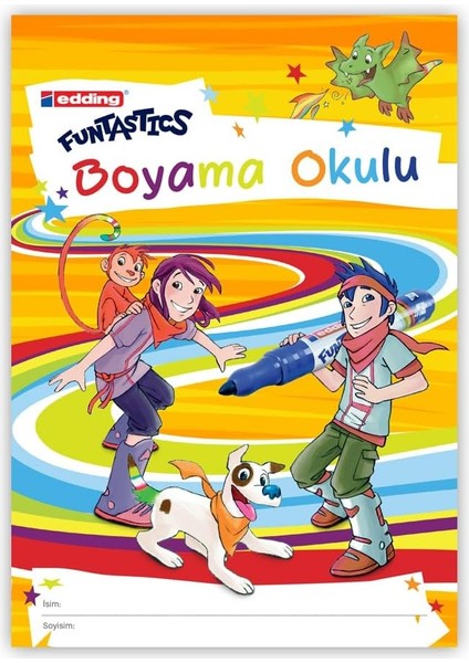 Funtastics Eğitici Boyama Defteri