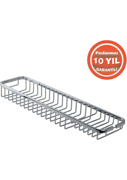 Paslanmaz Pirinç Köprü 42X11CM Şampuanlık Süngerlik