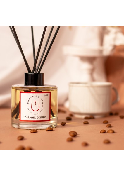 Coupe De Feu No.8 Caramel Coffee Çubuklu Oda Kokusu 120 ml